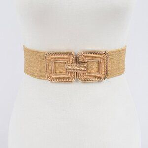 Metal Buckle Stretch Belt